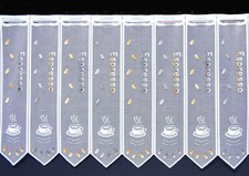 Kaffeegardine Scheibengardine 12 Breiten Bistrogardine Espresso Küchengardine 