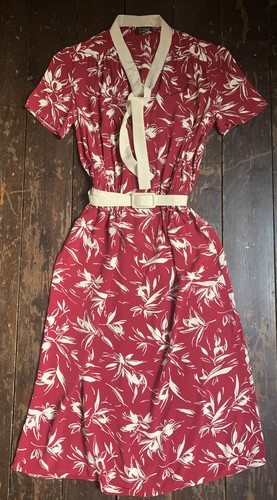 Vintage 70er rot - , burgunder
