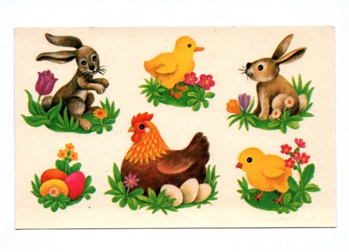 Ddr abziehbild ostern - abziehbild,