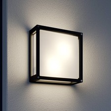 Lucande Glas Wandlampe aussen