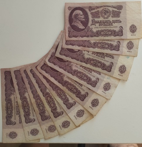 Russland 10x rubel 1961 - russland,