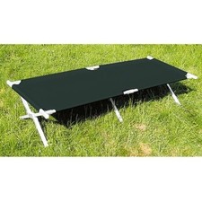 Alu Campingbett Schwarz
