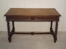 KM 427 Schöner antiker  Schreibtisch Eiche aus Frankreich um 1900 Gründerzeit