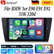 4+64G Für BMW 3er E90 E91 E92 318i 320d Autoradio Android 13 GPS NAVI Carplay 9"