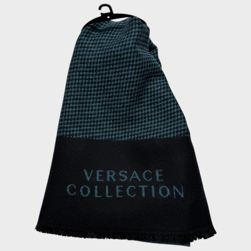 Versace schal herren türkis - schal,