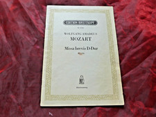MOZART Missa brevis D-Dur Klavierauszug  (für Soli Chor und Orchester)