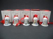 Hutschenreuther 5 Weihnachtsglocken 1999 2000 2001 2002 2003