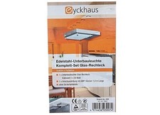 Edelstahl- Unterbauleuchte