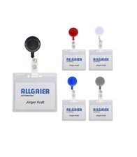 SKIPASSHALTER Vinylstrap AUSWEIS JOJO mit Ausweishülle Querformat Ausweishalter 