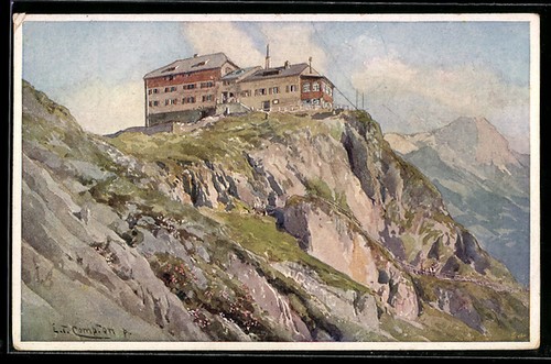 Künstler edward theodore - künstler-ak,