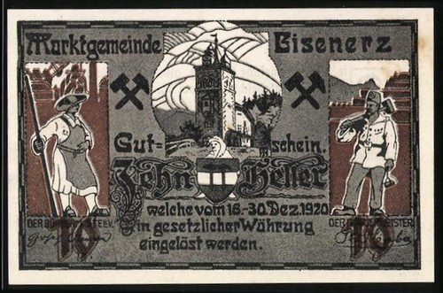 Notgeld eisenerz 1920 - eisenerz, 1920,