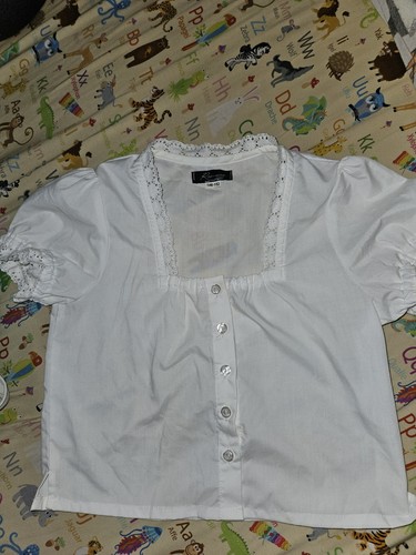 Kinder dirndl bluse 146 - bluse, gr.146/152