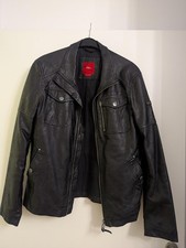 s.Oliver Lederjacke Schwarz