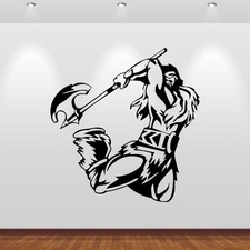 Wandtattoo Wikinger mit Axt