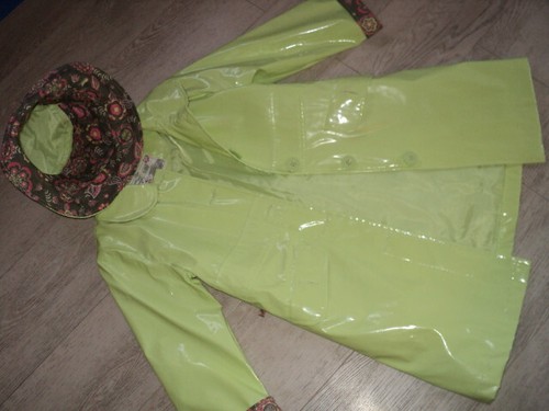 Vynil fraise regenmantel - fraise,