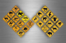 24x sticker aufkleber australien sign straßenschild scrapbooking r235