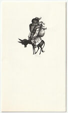 KARL-GEORG HIRSCH: Neujahrsgraphik P. F.,  1969