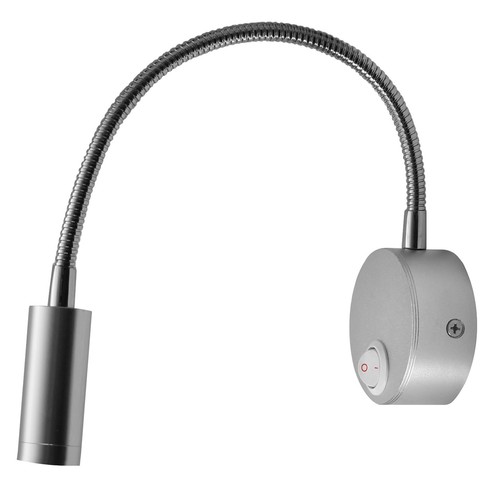 Aluminium led wandlampe 12v - aluminium,
