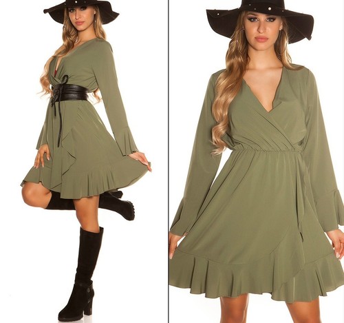 Sexy miss damen midi kleid - damen, v