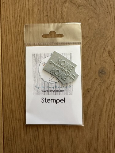 Gummistempel home sweet - sweet,