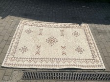 Handgeknüpfter Marokkanischer Berber Schurwoll-Teppich 70er Jahre