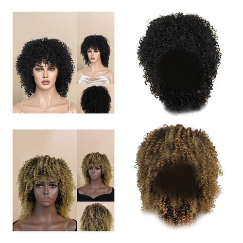 Lockige afro perücke - lockige, afro-perücke
