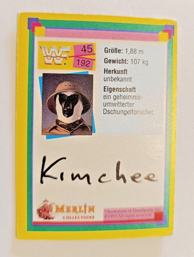 Wwf wrestling sammelkarte - wwf,