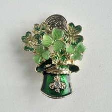 Grüner Kleeblatt-Hut