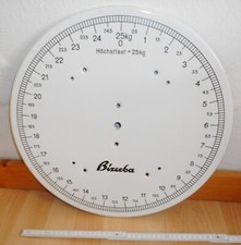 email schild rund v post tafel waage paket bizerba nr 1209 alt top deko 25kg 