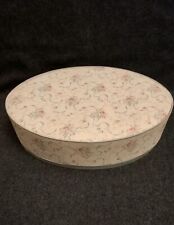 Schachtel / Box / Pappschachtel / Geschänkebox / 30 x 22 x 7 cm / Rosendekor