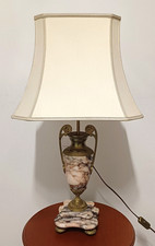 Tischlampe Amphore Stein/Messing Höhe 69 cm Gewicht 5.700 Gramm Preis pro Stück!