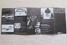 32B 712 Ford Motorsport RS Zubehör Sport Lenkrad Tieferlegung Spoiler Prospekt