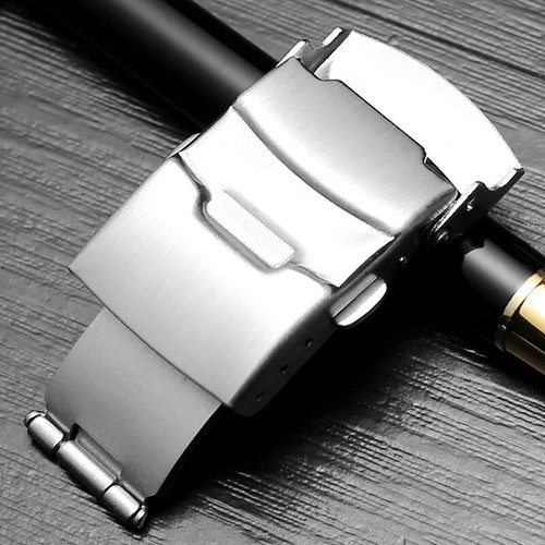 24mm silber faltschließe - silber,