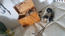 antikes TELEFON mit Holzgehäuse Wandmodell Oldtimer Sammler Telephon