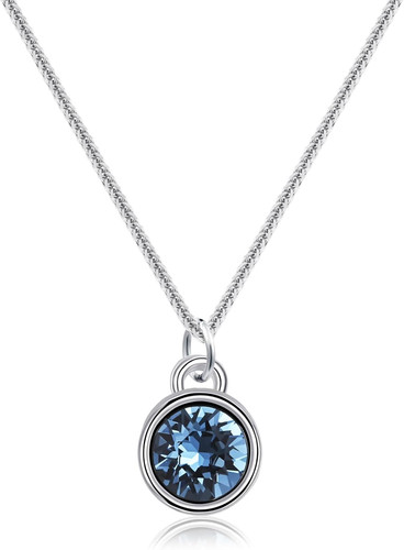 Silber aquamarin kreis - silber,