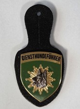 BUNDESGRENZSCHUTZ '90er Polizei BGS Diensthundeführer K-9 DHF Abzeichen BADGE
