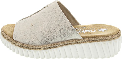 Rieker damen pantolette - pantolette, beige