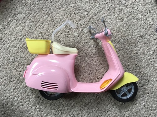 Barbie ped motorrad rosa - barbie, mo-ped