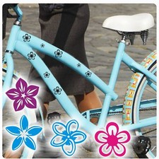 Blumen Blüten Fahrradaufkleber Fahrrad Aufkleber Sticker Hibiskus Hawaii F002 