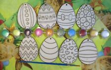 Holz-Ostereier zum Bemalen kreative Osterdekoration