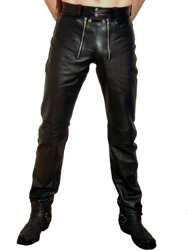 Lederhose schwarz - lederhose,