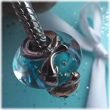 Murano Glas Charm 925er