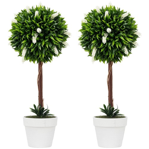 Kunstpflanze lavendel 2er set - kunstpflanze,
