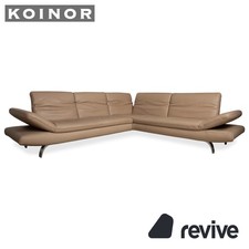 Koinor Leder Ecksofa Creme