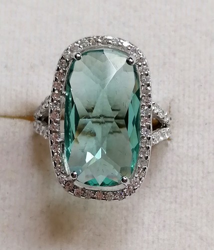 Silber ring 925 mit groß - silber,