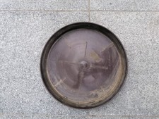 Untersetzer für Blumentöpfe Durchmesser 24 cm braun Fleurelle Kunststoff