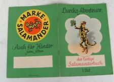 Lurchis Abenteuer Salamander Werbeheft 1 Teil von 1954