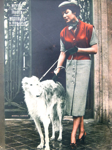 Altes modeheft von 1950 mit - von,