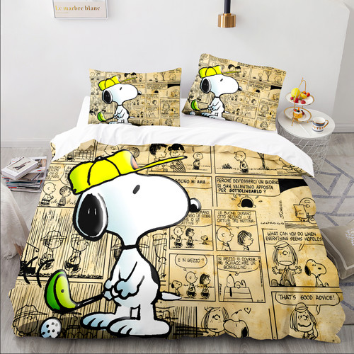 Charlie brown bettwäsche - brown,