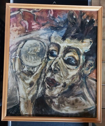 Abstraktes bild zauberkugel - abstraktes,,
